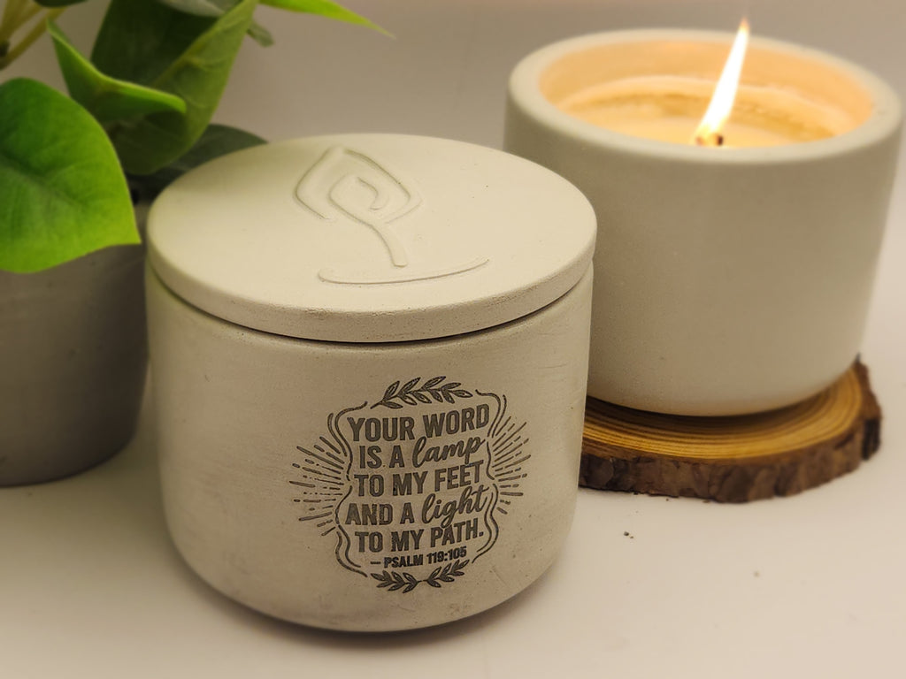 8oz Signature Artisan Stone Soy Candle
