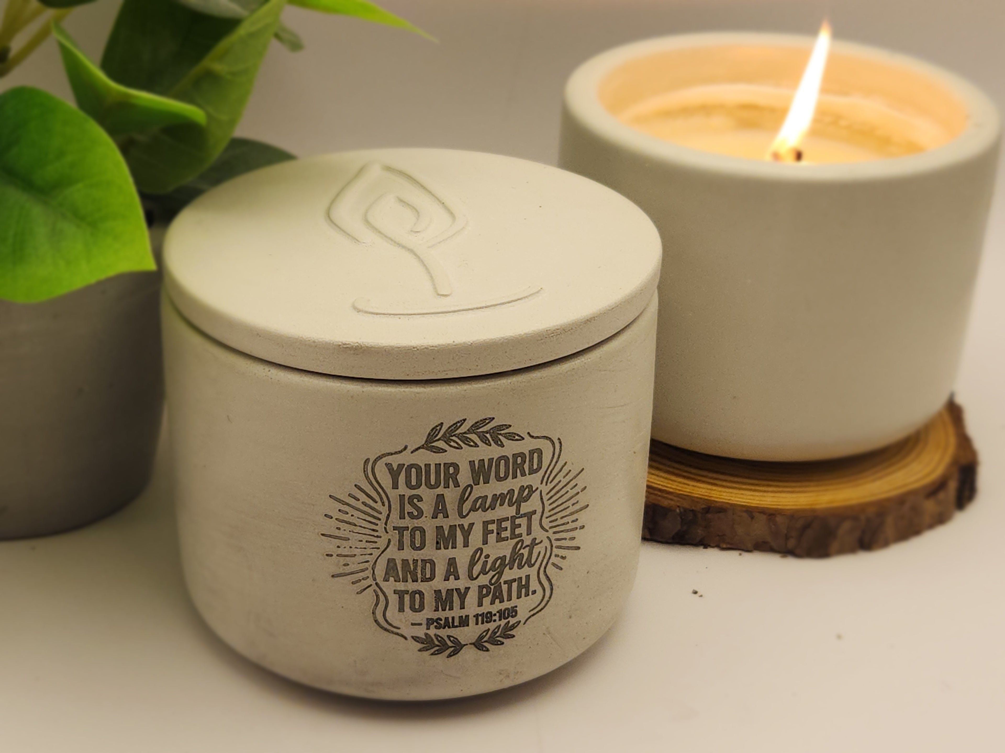 8oz Signature Artisan Stone Soy Candle